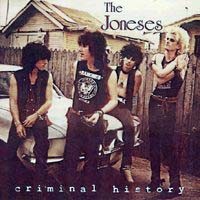 [The Joneses Criminal History Album Cover]