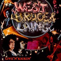 [West Bruce and Laing Live 'n' Kickin' Album Cover]