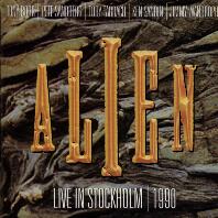[Alien Live in Stockholm 1990 Album Cover]