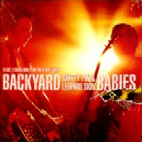 [Backyard Babies Safety Pin and Leopard Skin Album Cover]