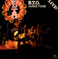 [Bachman-Turner Overdrive B.T.O. Japan Tour Live! Album Cover]