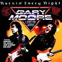 [Gary Moore Rockin' Every Night - Live In Japan Album Cover]
