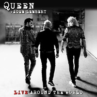 [Queen Live Around the World Album Cover]