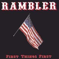 [Rambler First Things First Album Cover]