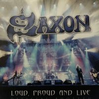 [Saxon Loud, Proud And Live: Official Bootleg Album Cover]