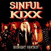 Sinful Kixx Midnight Fantasy Album Cover