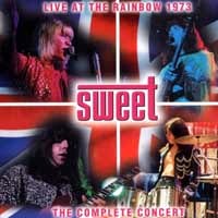 The Sweet Live At the Rainbow 1973 Album Cover
