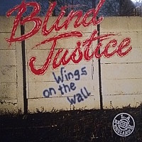 [Blind Justice Wings on the Wall Album Cover]