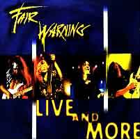 [Fair Warning Live and More Album Cover]
