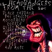Compilations 18 Headbangers From The 80's Album Cover