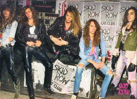 Quadro Skid Row Banda de Rock Anos 80 e 90 Musica Sebastian