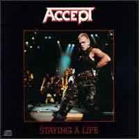 [Accept Staying a Life Album Cover]