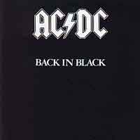 AC/DC Back In Black Album Cover