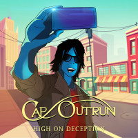 [Cap Outrun High on Deception Album Cover]