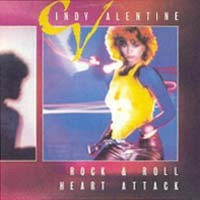 Cindy Valentine Rock and Roll Heart Attack Album Cover