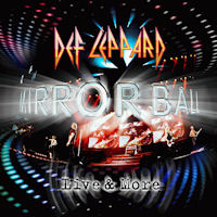 [Def Leppard Mirror Ball - Live and More Album Cover]