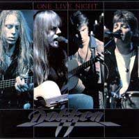 [Dokken One Live Night Album Cover]