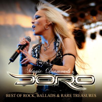 [Doro Magic Diamonds - Best of Rock, Ballads and Rare Treasures Album Cover]