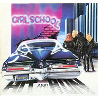 [Girlschool Hit And Run (UK Version) Album Cover]