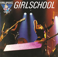 [Girlschool King Biscuit Flower Hour Presents Album Cover]