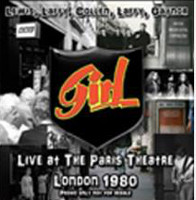 Girl Live At The Paris Theatre Album Cover