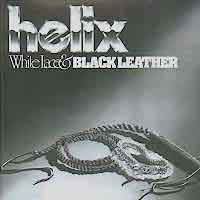[Helix White Lace and Black Leather Album Cover]