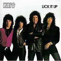 [KISS Lick it Up Album Cover]