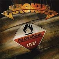 [Krokus Fire And Gasoline: Live! Album Cover]