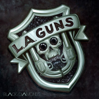 [L.A. Guns BLACK DIAMONDS Album Cover]