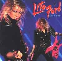 [Lita Ford Dancin' on the Edge Album Cover]