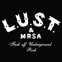[L.U.S.T. MRSA - Fuck Off Underground Rock Album Cover]