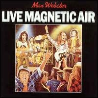 Max Webster Live Magnetic Air Album Cover