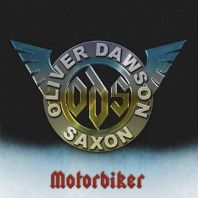 [Oliver/Dawson Saxon Motorbiker Album Cover]