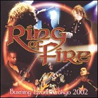 [Ring of Fire Burning Live in Tokyo 2002 Album Cover]