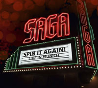 [Saga Spin It Again: Live In Munich Album Cover]