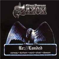 [Oliver/Dawson Saxon Re://Landed Album Cover]