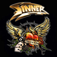 Sinner Crash and Burn Album Cover