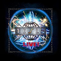 [Tesla Mechanical Resonance Live Album Cover]
