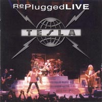 [Tesla Replugged Live Album Cover]