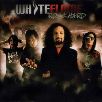 White Flame Rockhard Album Cover