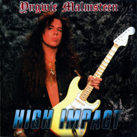 [Yngwie Malmsteen High Impact Album Cover]